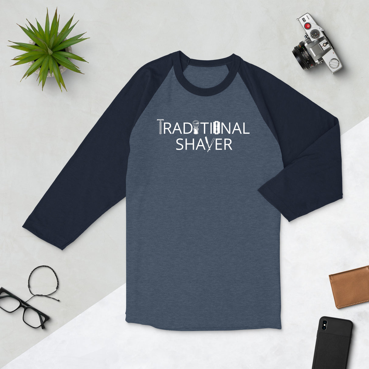 TRC Traditional Shaver 3/4 Sleeve Raglan Shirt