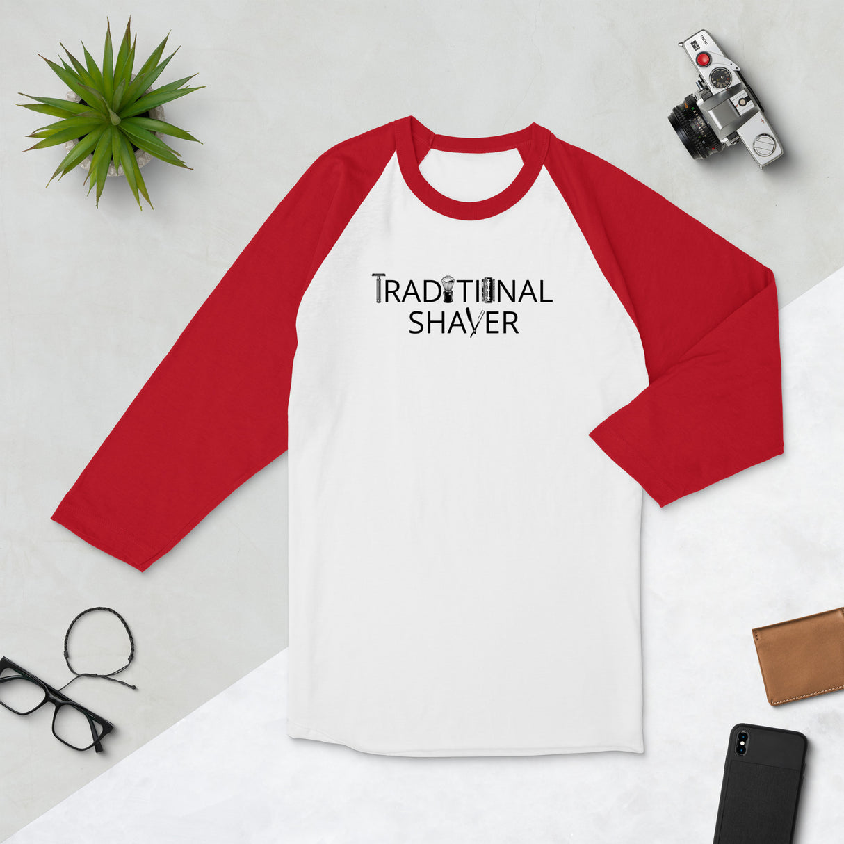 TRC Traditional Shaver 3/4 Sleeve Raglan Shirt