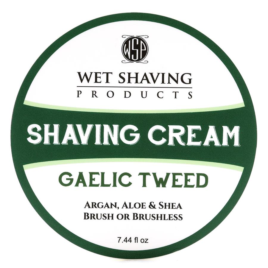 Wet Shaving Products Gaelic Tweed Shaving Cream 7.44oz