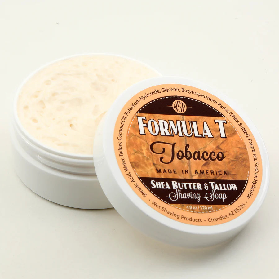 Wet Shaving Products Tobacco Formula T Shave Soap 4oz