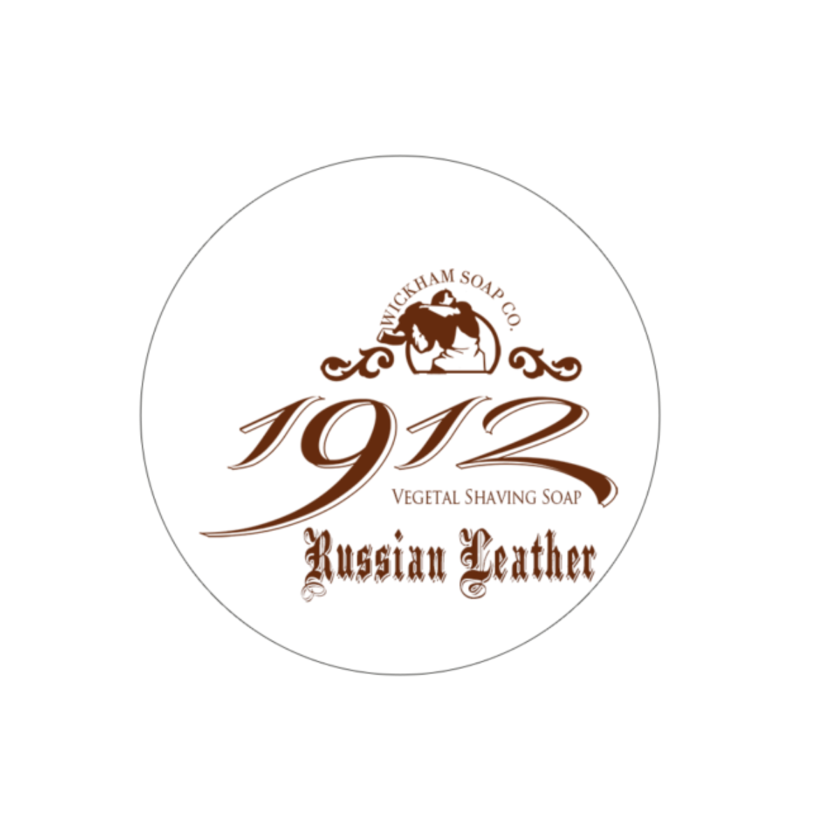 Wickham Soap Co. Russian Leather Shave Soap 4.9 oz