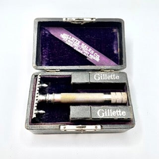 1904 Gillette Double Ring Safety Razor