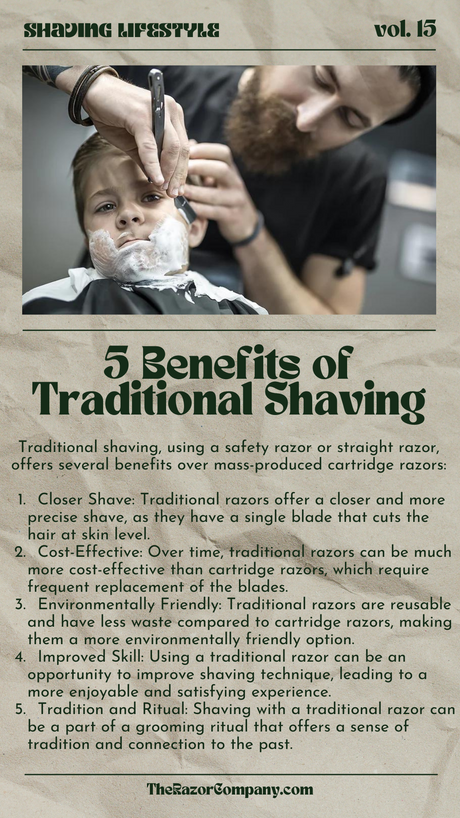 5 Benefits of Traditional Shaving