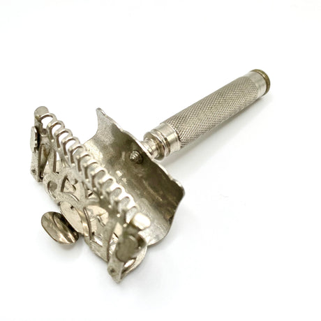 Ever Ready Lather catcher U.S.A. 1908 Rib back American Safety Razor Co. - Safety Razor