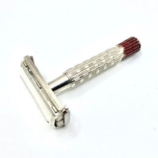 Gillette British Red Tip Rocket TTO Safety Razor - Circa 1950's