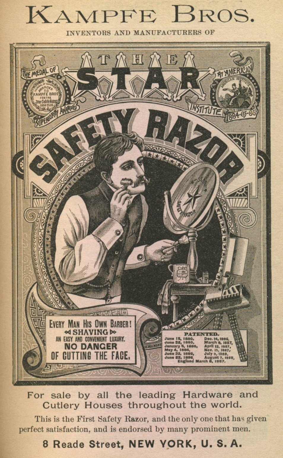The Kampfe Brothers - A Brief History of Their Inventions and Safety Razors