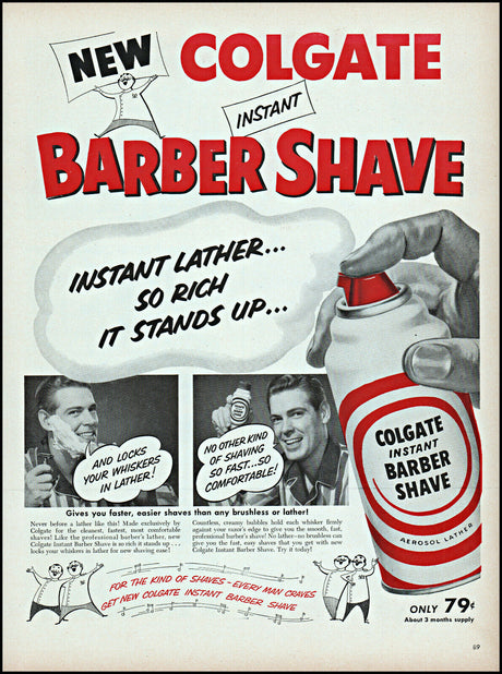 A Smooth Slice of History: Colgate Shaving Cream