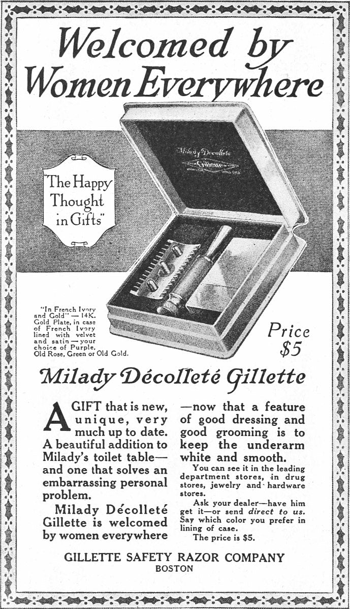 History of Women's Shaving