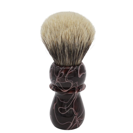 AP Shave Co. Mocha Brown Swirl Shaving Brush