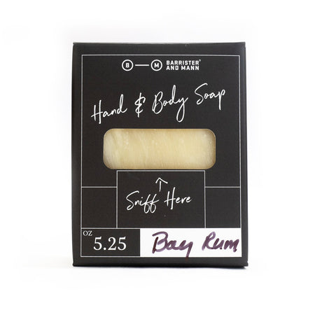 Barrister and Mann - Hand & Body Bar Soap - Bay Rum