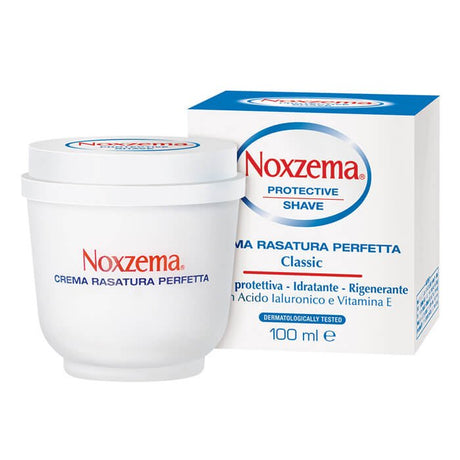 Noxzema shaving products for sensitive skin.