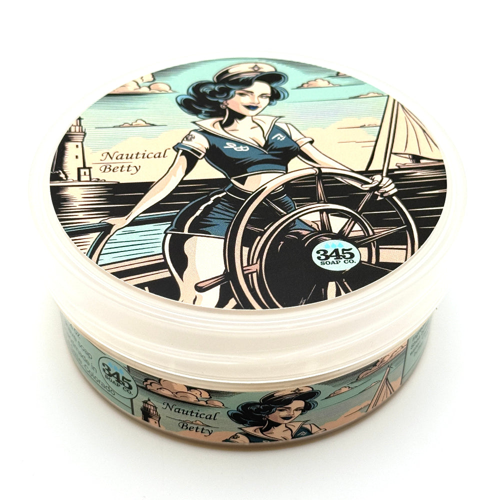 345 Soap Co. - Nautical Betty - Shaving Soap - 4oz