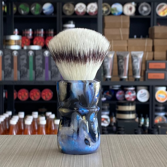 AKA Brushworx Riegle 26mm AK47 Fan Knot Resin Shaving Brush
