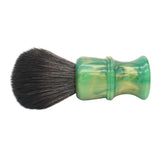 AP Shave Co. - 24mm G5B - Synthetic Shaving Brush - Golden Emerald Green Handle