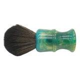 AP Shave Co. - 26mm G5B - Synthetic Shaving Brush - Golden Emerald Green Handle