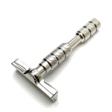 Alpha Shaving Works - Polished Stainless Steel - Claymore Evolution - Single Edge Razor