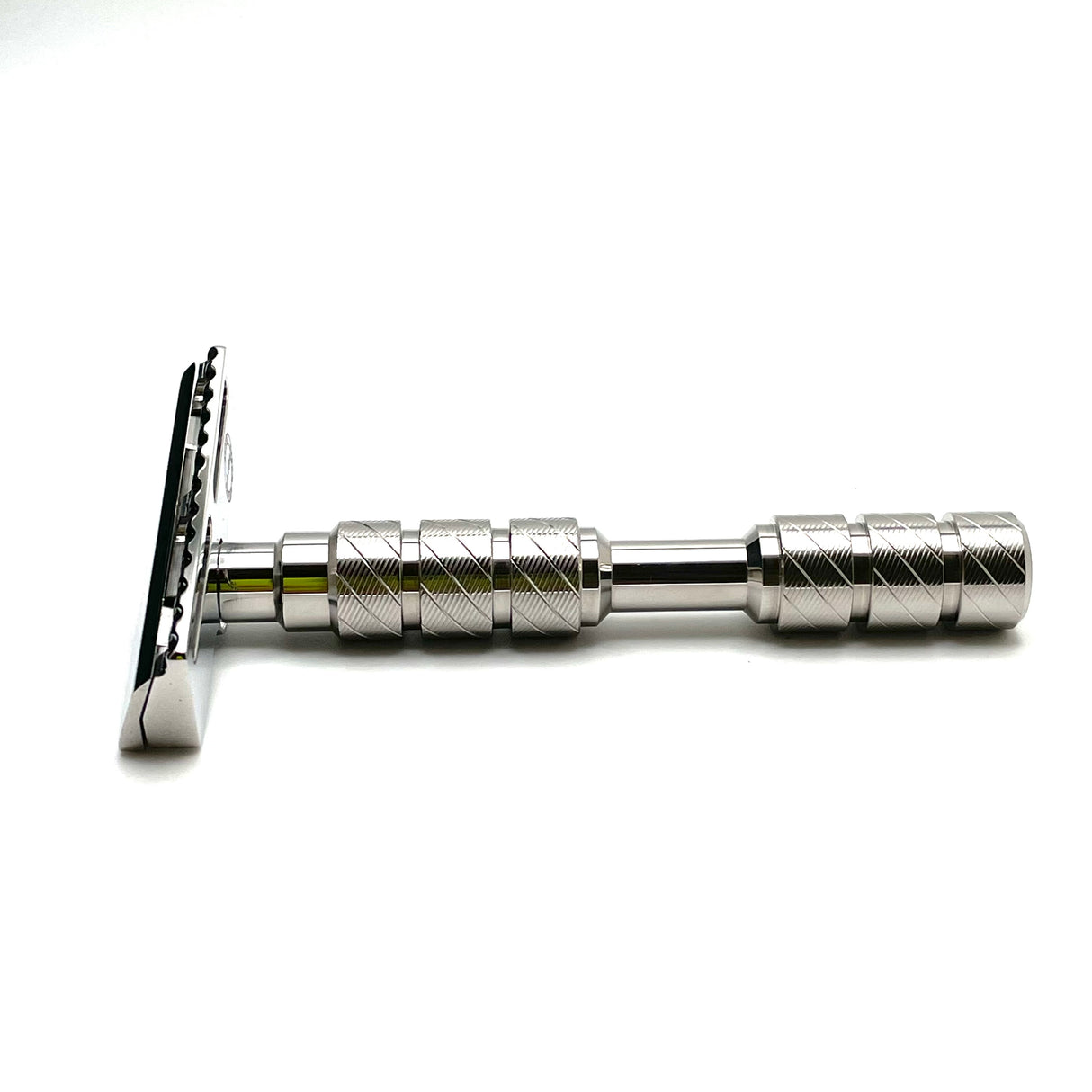 Alpha Shaving Works - Polished Stainless Steel - Claymore Evolution - Single Edge Razor