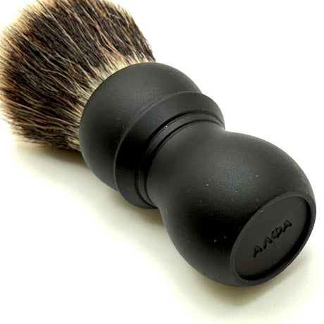 Alpha Shaving Works - Bulldog 28mm G5 Synthetic Knot Shaving Brush - Black