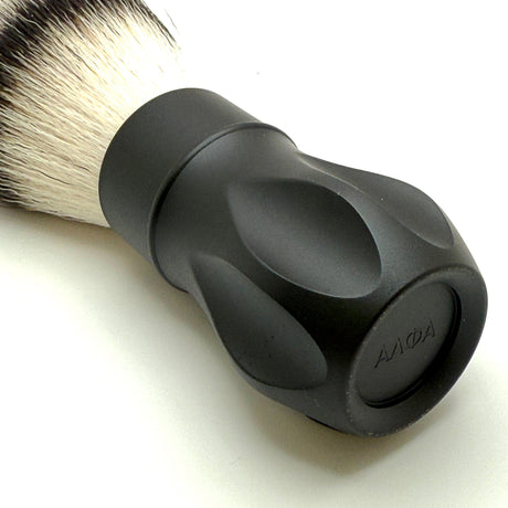 Alpha Shaving Works - Outlaw 26mm Synthetic Knot Shaving Brush - Black