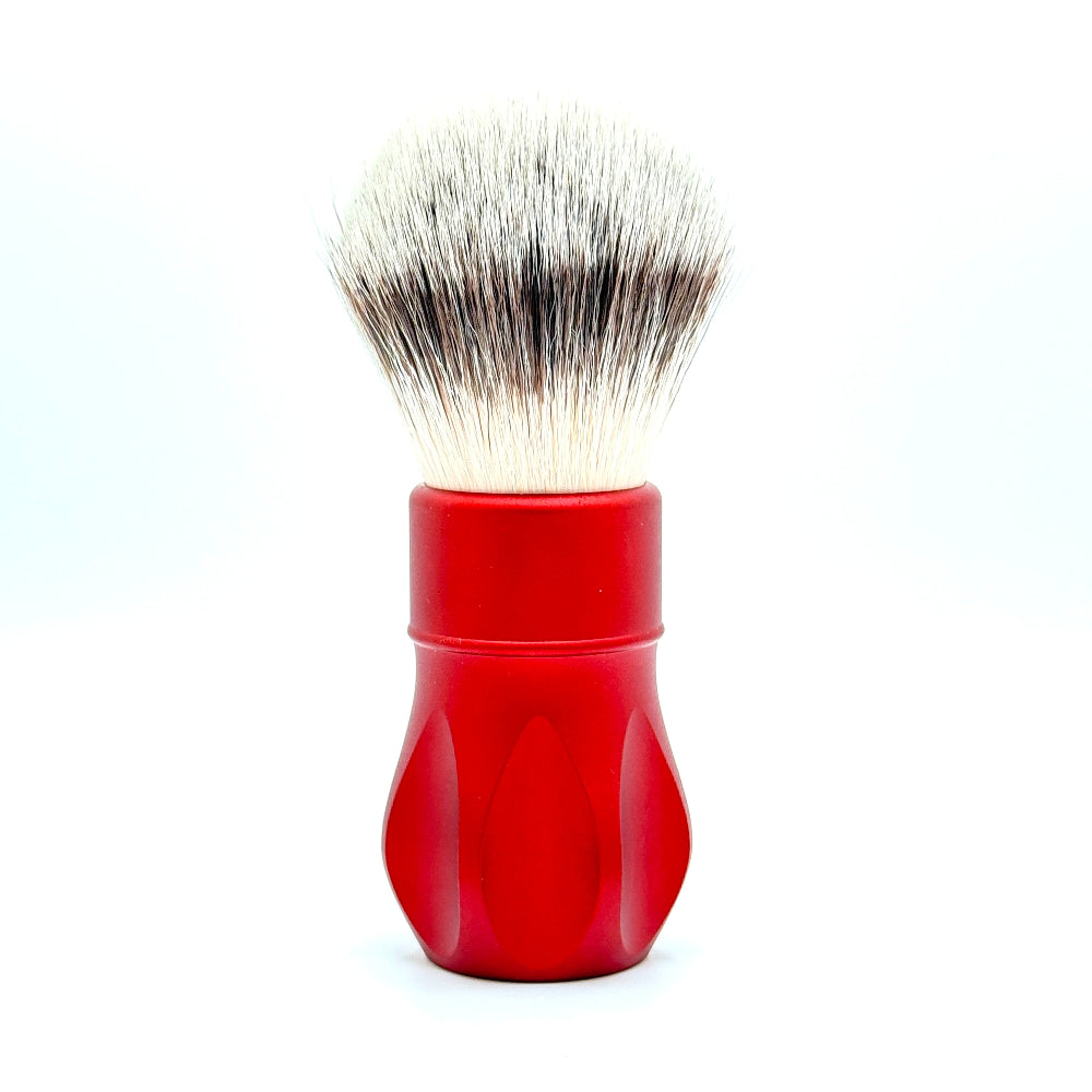 Alpha Shaving Works - Outlaw 28mm Alpha G4 Synthetic Knot Shaving Brush - Red