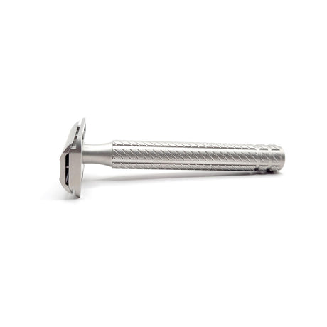 Aylsworth - APEX Stainless Steel Safety Razor - Bead Blast - Electropolish Finish