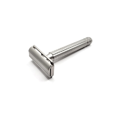 Aylsworth - APEX Stainless Steel Safety Razor - Bead Blast - Electropolish Finish