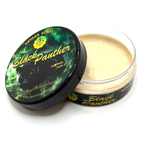 BBS Soap Company - Black Panther - Shave Soap - 4.5oz