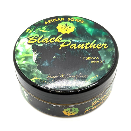 BBS Soap Company - Black Panther - Shave Soap - 4.5oz