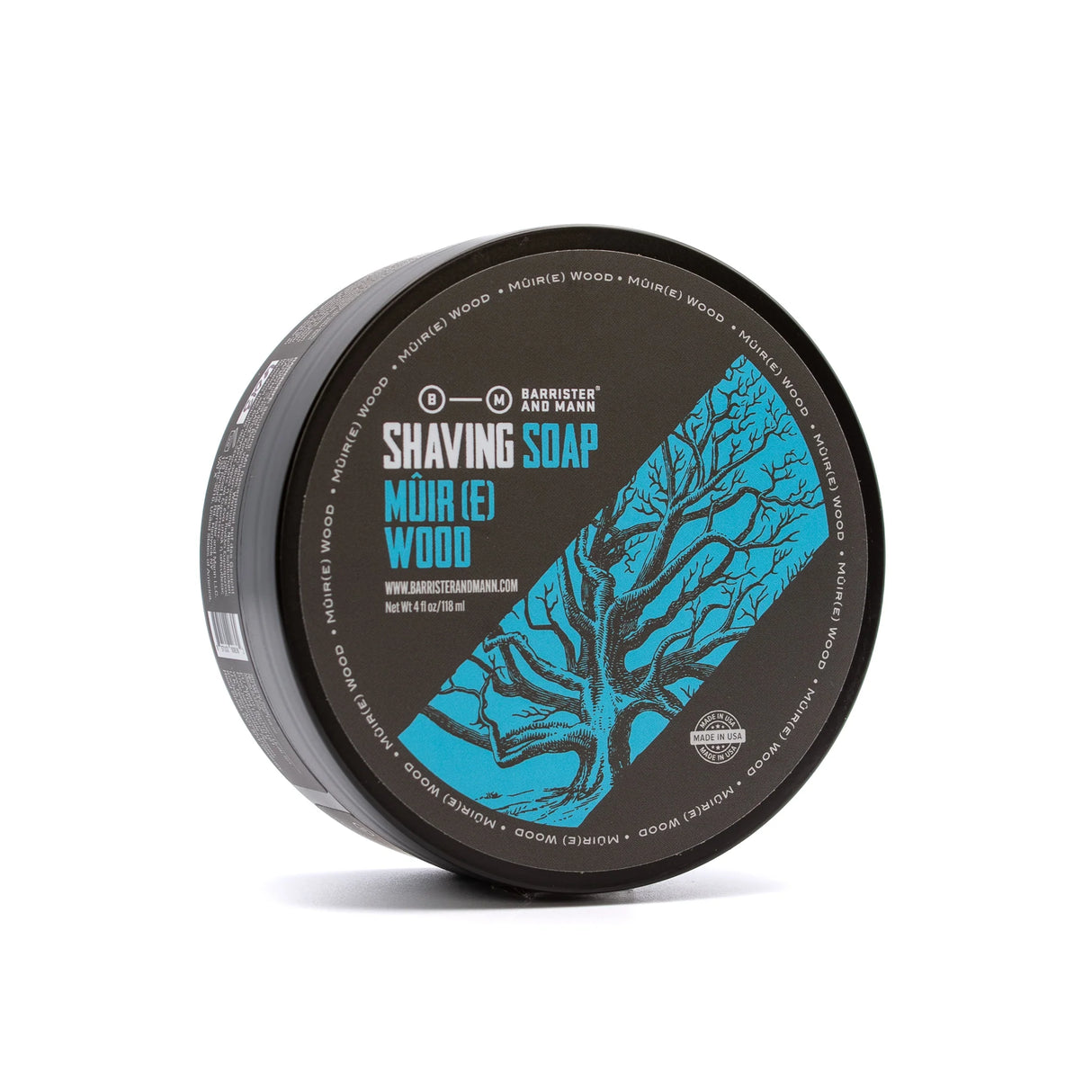 Barrister and Mann - Mûir(e) Wood - Shaving Soap - 4oz