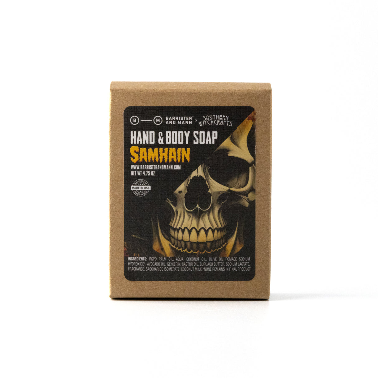 Barrister and Mann Samhain Hand & Body Bar Soap