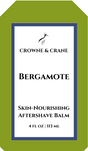 Crowne and Crane - Bergamote - Artisan Aftershave Balm - 4oz