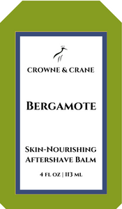 Crowne and Crane - Bergamote - Artisan Aftershave Balm - 4oz