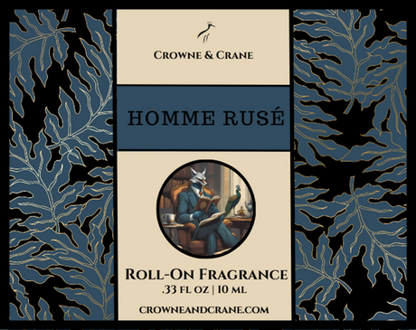 Crowne and Crane - Homme Ruse - Roll-on Fragrance Oil