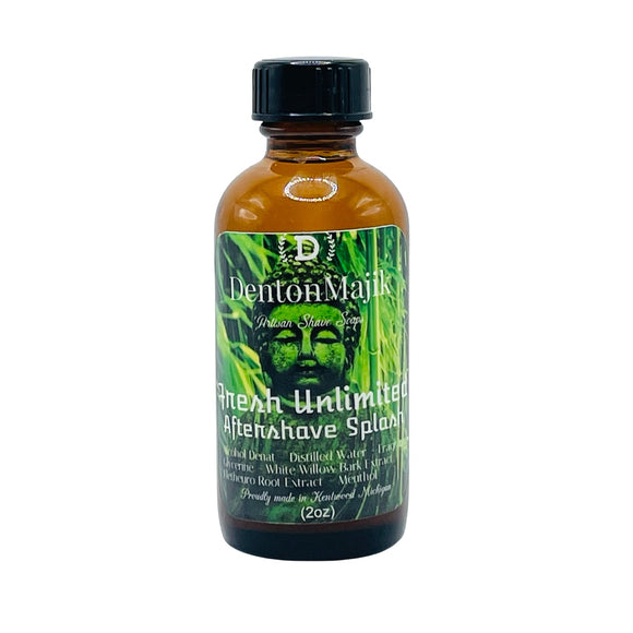 Denton Majik - Fresh Unlimited - Aftershave Splash 2oz