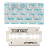 Derby Extra - Platinum Coated Double Edge Safety Razor Blades - 10 Pack