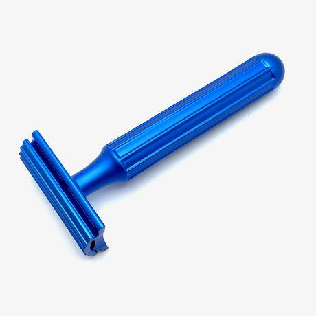 Design 94 - Deep Ocean Blue - Aluminum Double Edge Safety Razor