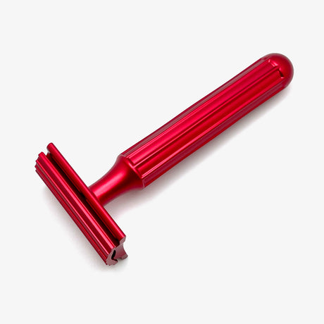 Design 94 - On Fire Red - Aluminum Double Edge Safety Razor