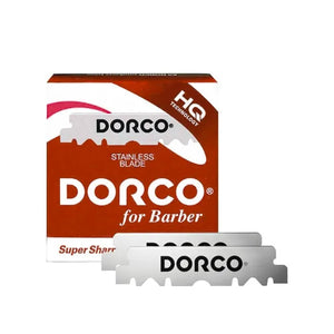 Dorco - Prime Red Japanese Steel Single Edge Razor Blades - Saloon Style - Pack of 100 Blades