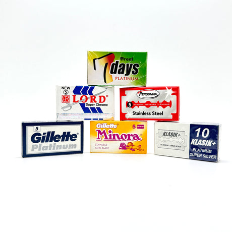 Double Edge Razor Blade Sample Pack Charlie 35 Blades