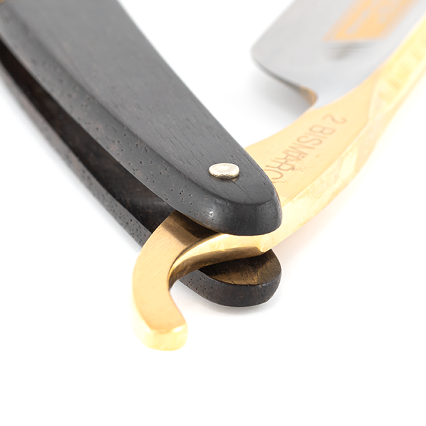 Dovo - Straight Razor - Bismarck - Ebony Wood Handle - 6/8