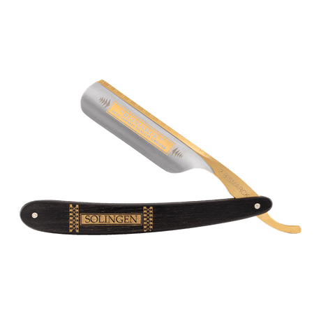 Dovo - Straight Razor - Bismarck - Ebony Wood Handle - 6/8