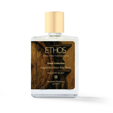 Ethos Grooming Essentials Apple Burbon Bay Rum Skin Food Splash 60ml