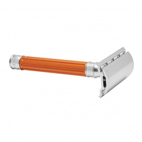 Edwin Jagger - 3ONE6 Stainless Steel Orange Double Edge Safety Razor - DESSGA0BL