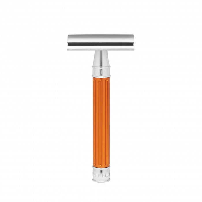 Edwin Jagger - 3ONE6 Stainless Steel Orange Double Edge Safety Razor - DESSGA0BL