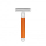 Edwin Jagger - 3ONE6 Stainless Steel Orange Double Edge Safety Razor - DESSGA0BL