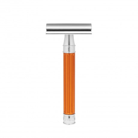 Edwin Jagger - 3ONE6 Stainless Steel Orange Double Edge Safety Razor - DESSGA0BL