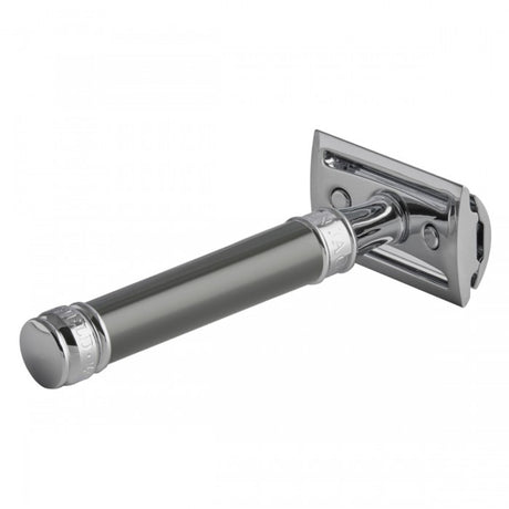 Edwin Jagger - Grey Double Edge Safety Razor - DE85BL