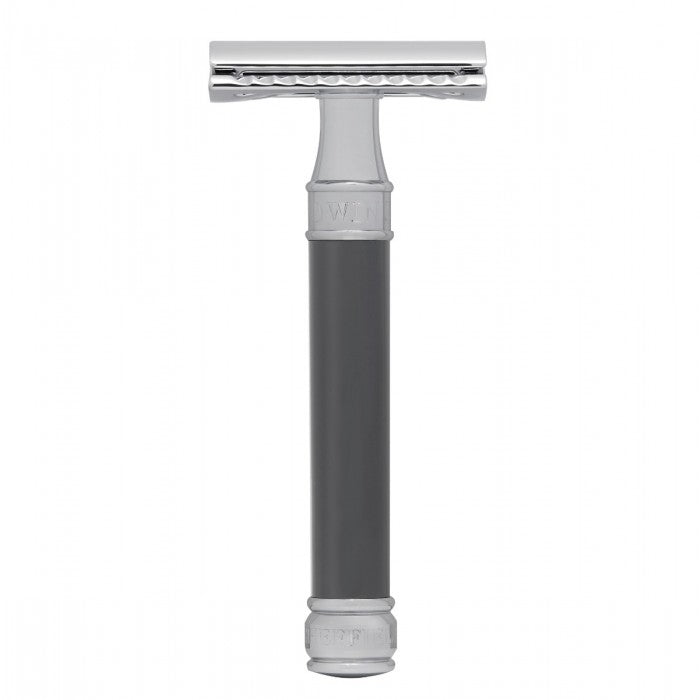 Edwin Jagger - Grey Double Edge Safety Razor - DE85BL