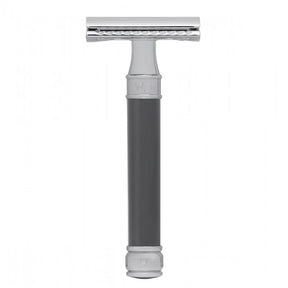 Edwin Jagger - Grey Double Edge Safety Razor - DE85BL