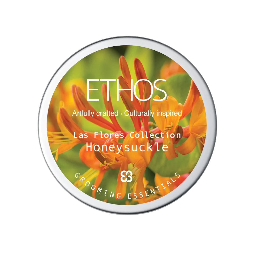 Ethos Grooming Essentials - Honeysuckle - F Base - Premium Shave Soap - 4.5oz